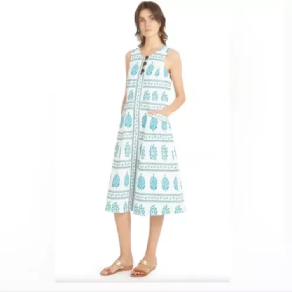 Patty Kim Sleeveless Floral Dress - size Medium
